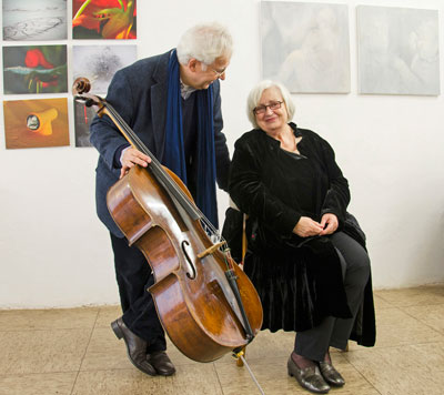 Anne Behrens bei der Kunstpreisübergabe am 22.01.2012