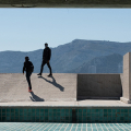 Dieter Kunzke - aus der Serie-Marseille, Cité Radieuse Le Corbusier, sur le toit 2019 - 80 x 53,3 cm