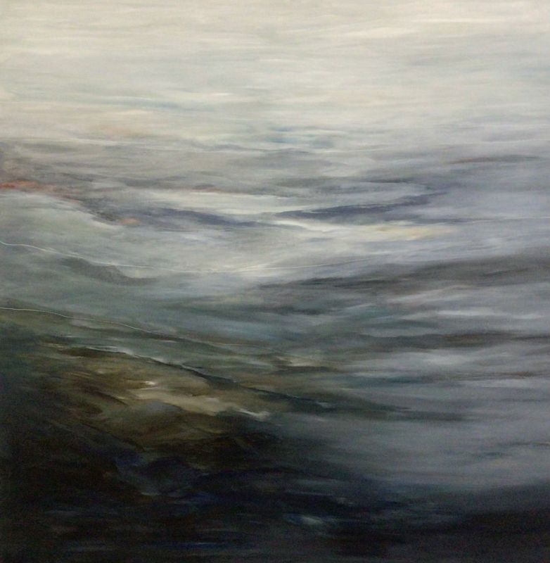 Janice Orth - Irgendwo I - Acryl auf Leinwand - 2021 - 100x100 cm
