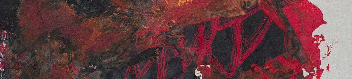 Inge Martin - o. T. - Collage-Acryl 2025 - 40 x 40 cm