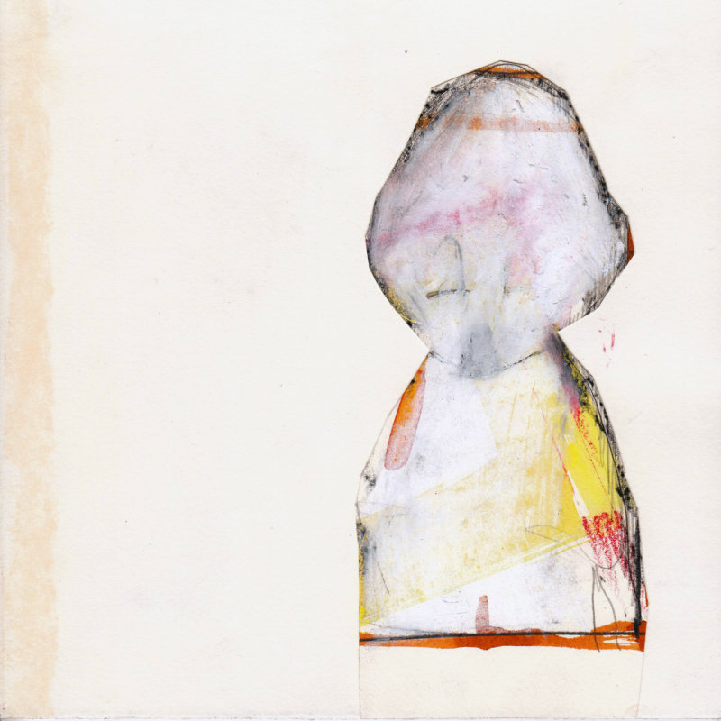 Franziska Schretzmann - o.T. - Collagen-farbige Zeichnungen - 2022 - 20 x 20 cm