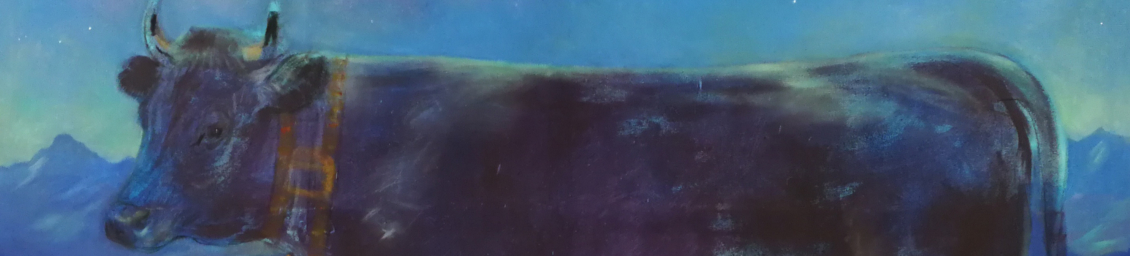 "Kuh (Milchstraße)", 2022, 140 x 160