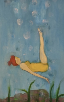 o.T. Acryl auf Leinwand 2025-50x40 cm