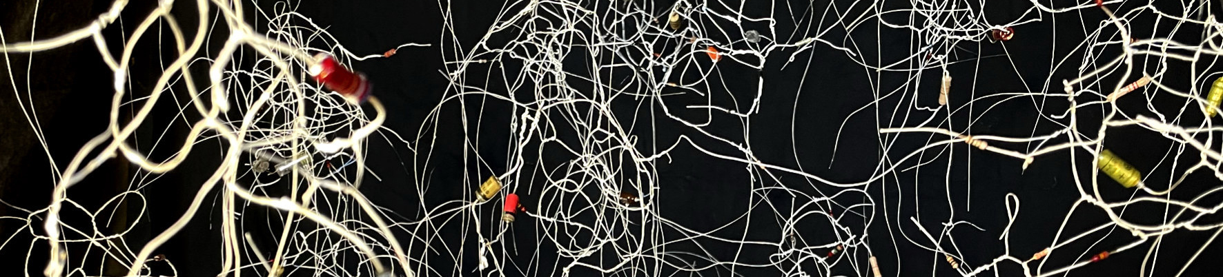 Maria Brauer I Delirium I hängendes Objekt I Mixed Media I Draht I ca. 140x180 cm I 2026
